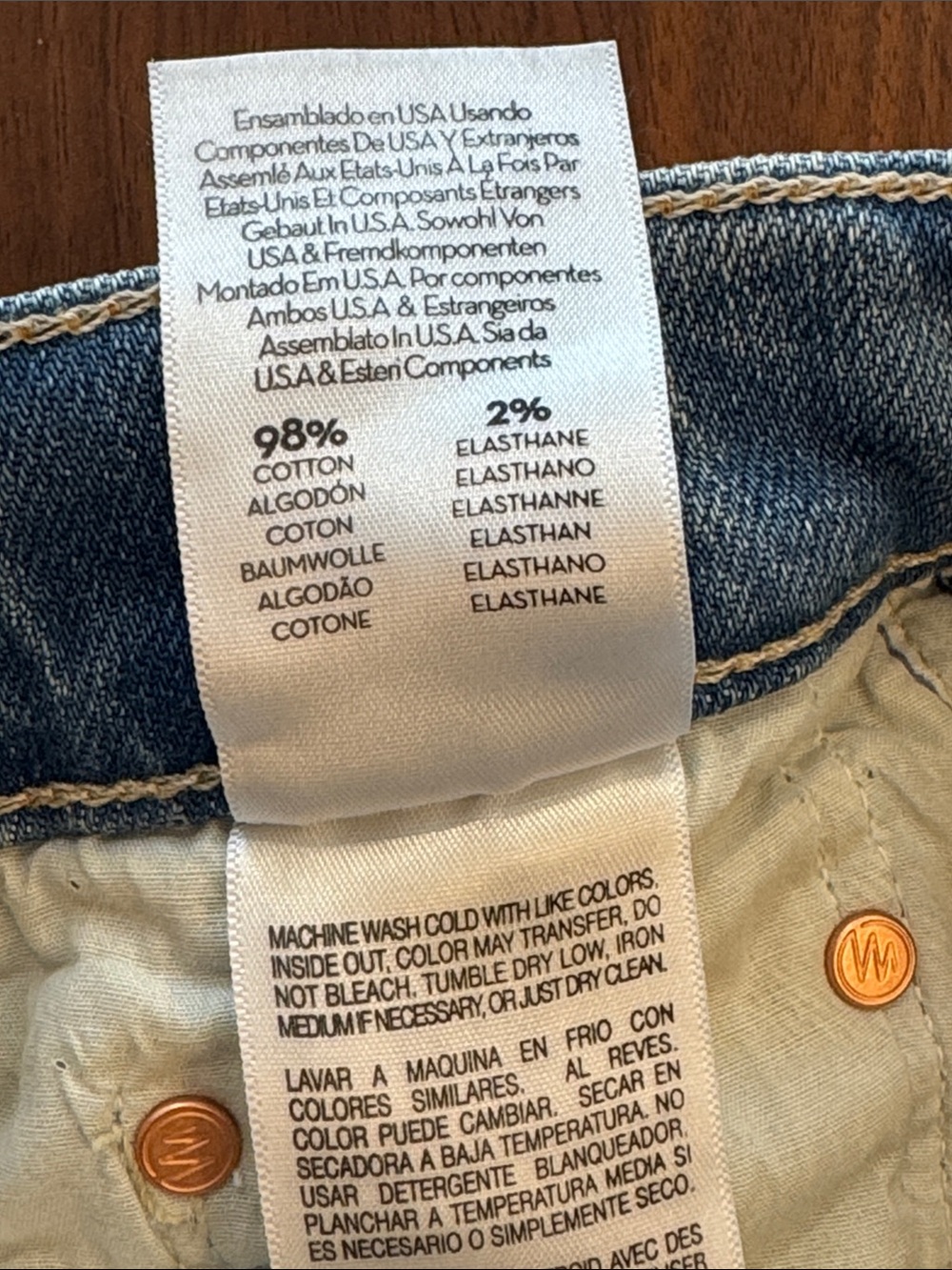 NWOT Mother Denim The Tomcat Roller Jean 26 Petite Lil I Confess Jeans Wide Leg - Picture 11 of 13